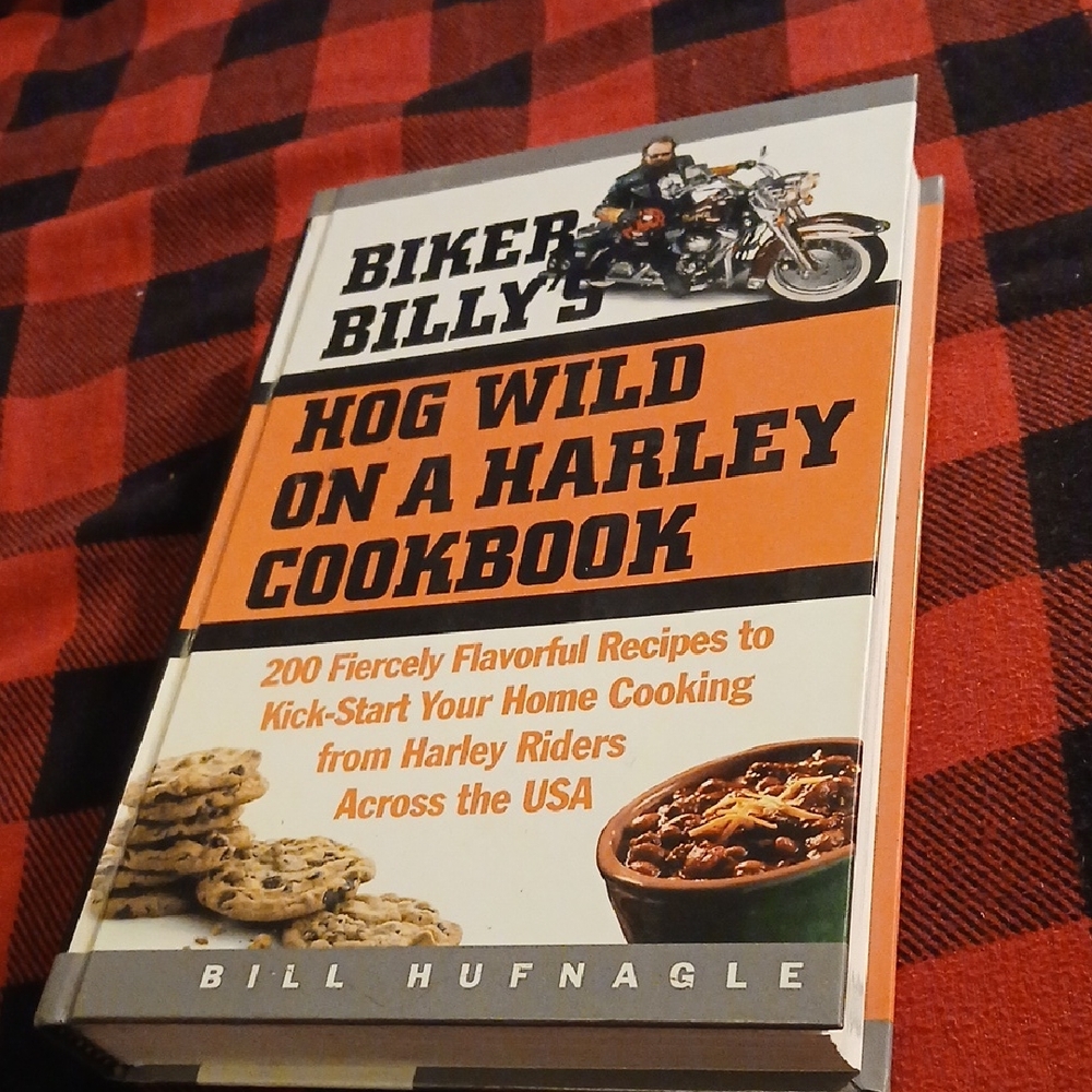 Harley-biker Billy's Cookbook - Bold Orange and Black